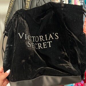 Victoria's Secret Black Velvet Pouch